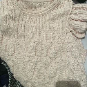 Zara short sleeve sweater top